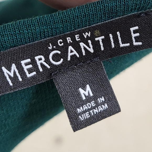 J. Crew Mercantile Green Layered Top Size medium - Picture 8 of 8